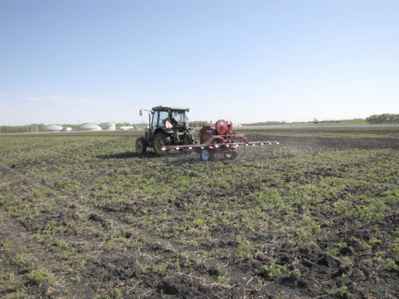 Fertilizer was broadcast and incorporated on May 28th.