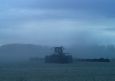 Any step that moves soil will move clubroot. It doesn't matter what crop is growing or what time of year it occurs.