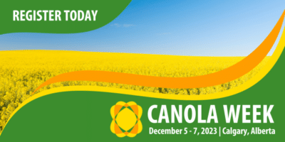 canola week 2023 promotional graphic