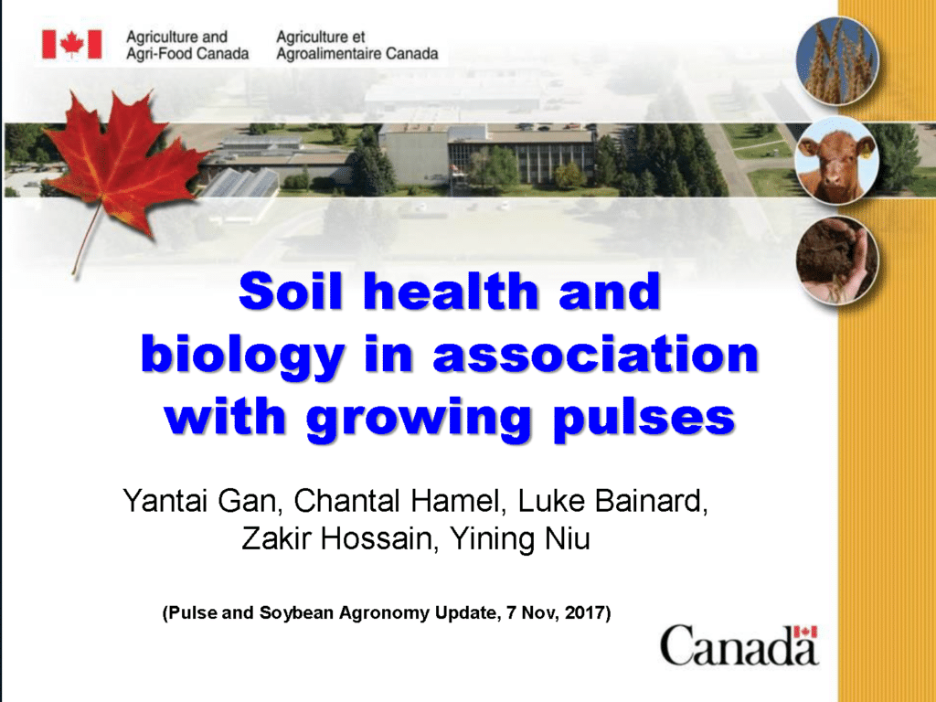 Soil health research slide