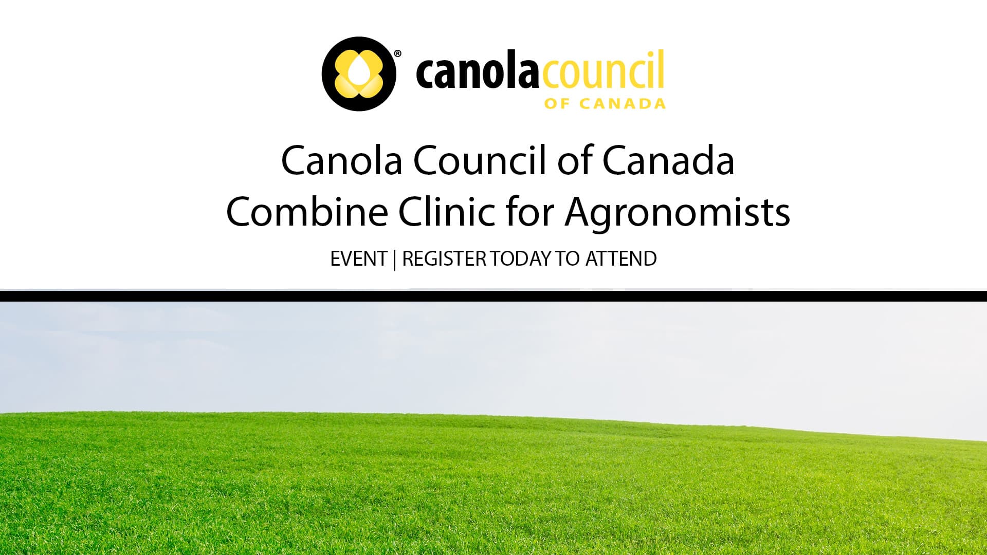 Canola Council of Canada Combine Clinic for Agronomists