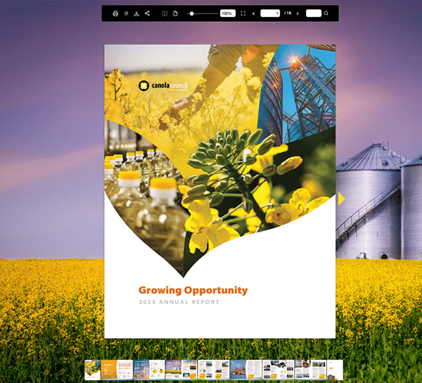 Canola Council of Canada – Growing Opportunity, 2023 Annual Report