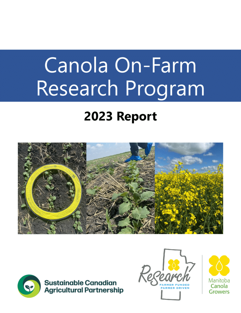 2023 MCGA On-Farm Research Program's booklet cover page
